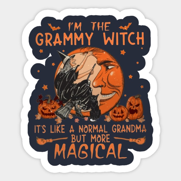 I'm The Grammy Witch It's Like A Normal Grandma But More Magical Sticker by Distefano